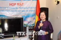 L’ancienne vice-présidente Truong My Hoa rencontre des expatriés vietnamiens en Australie