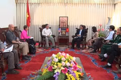 Déminage : une délégation américaine en visite à Quang Tri