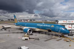 Le premier vol de Vietnam Airlines avec le Boeing 787-9 Dreamliner à Londres