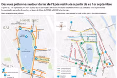 Des rues piétonnes autour du lac de l’Epée restituée à partir de ce 1er septembre