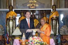 Le président du Vietnam achève sa visite d'Etat au Cambodge