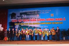 Ouverture des Championnats de tir d'Asie du Sud-Est 2016 à Hanoi
