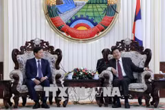 L'Inspecteur général du gouvernement vietnamien reçu par le PM laotien
