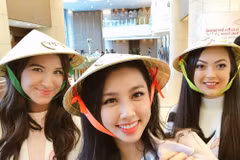 Miss International 2018: les candidates adorent le chapeau conique du Vietnam