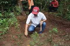 Découverte de traces d'hommes préhistoriques à Tuyen Quang