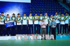 Volley-ball masculin : le Vietnam occupe la 3e place de la coupe LienVietPostBank 2018