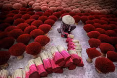 Le village d'encens de Quang Phu Câu retrouve ses couleurs