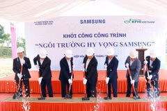 Samsung Hope School au profit des élèves démunis de Bac Giang