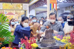 Le Nouvel An lao, thaïlandais, khmer et birman célébré à Hô Chi Minh-Ville