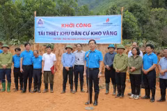 La cérémonie de mise en chantier. Photo: kinhtedothi.vn