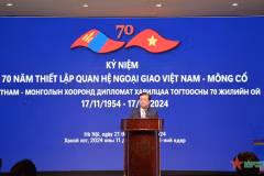 Le ministre de l'Agriculture et du Développement rural Le Minh Hoan à l'événement. Photo: qdnd.vn