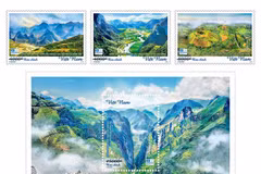 Émission d'une collection de timbres sur trois géoparcs mondiaux au Vietnam
