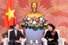La présidente de l’AN Nguyen Thi Kim Ngan reçoit le ministre italien des AE