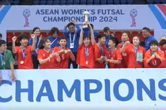 Le Vietnam triomphe au Championnat de futsal féminin de l'ASEAN 2024. Photo: VNA