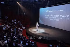 Casper, sponsor officiel d’Or de la diffusion de l'Euro 2024 sur TV360 au Vietnam. Photo: VNA