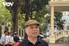 Le peintre Dô Nhu Diêm. Photo: VOV