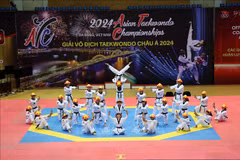 Ouverture des Championnats d’Asie de taekwondo 2024 à Da Nang. Photo: VNA