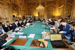 Le 8e dialogue annuel de haut niveau sur l'économie Vietnam-France à Paris. Photo : VNA