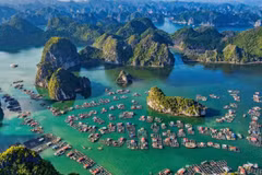 Quang Ninh ouvrira trois plages Soi Sim, Hang Co et Trinh Nu dans la baie de Ha Long à la fin de l'année 2024. Photo : CTV/CVN