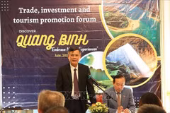 Le président du Comité populaire de la province de Quang Binh, Tran Thang, à l'événement. Photo : VNA