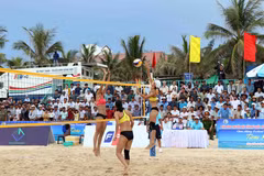Tam Ky: l’équipe locale remporte le tournoi international de beach-volley féminin 2019
