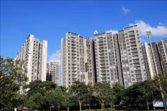 Un complexe d'appartements près du centre du quartier de Binh Chanh, à HCM-Ville. (Photo : VNA)