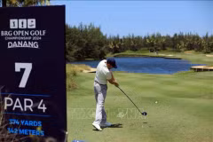 Le championnat de golf BRG Open Danang 2024 a officiellement débuté le 29 août au Legend Danang Golf Resort. Photo : VNA