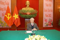 Vietnam-Chine : conversation téléphonique entre Nguyen Phu Trong et Xi Jinping