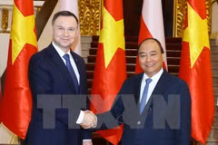 Entrevue le PM Nguyen Xuan Phuc et le président polonais Andrzej Duda
