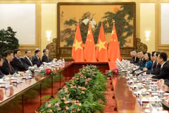 Vietnam-Chine : Entretien entre Trân Dai Quang et Xi Jinping à Pékin