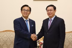 Le vice-PM Vuong Dinh Hue reçoit le gouverneur de la préfecture japonaise d'Aichi