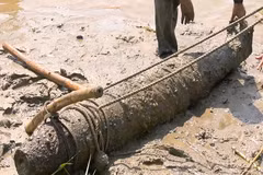 Une bombe d’environ 230 kg neutralisée à Quang Tri