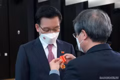 Le président du groupe sud-coréen Hoban à l’honneur