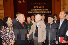 Nguyen Phu Trong à l’écoute des électeurs hanoïens