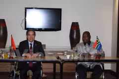 Une délégation du PCV en visite en Afrique du Sud