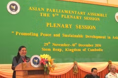 Le Vietnam présent à la 9e session plénière de l’Assemblée parlementaire asiatique