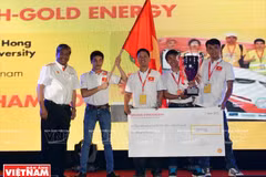 L'équipe de l'Université Lac Hông remporte le Shell Eco-marathon Asie 2016
