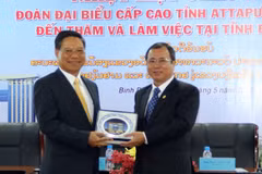 La province laotienne d’Attopeu cherche à coopérer dans l’investissement avec Binh Duong