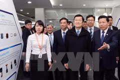 Le chef de l’État Truong Tân Sang en visite à Bac Ninh