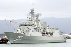 Trois navires de la Royal Australian Navy à Hô Chi Minh-Ville 