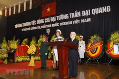 Cérémonie commémorative en mémoire du président Trân Dai Quang