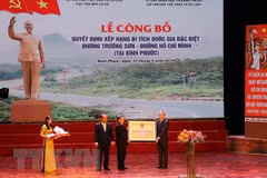 Le point final de la piste légendaire Ho Chi Minh reconnu comme vestige national spécial