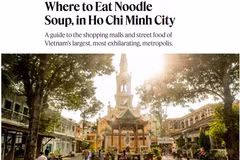 New York Times présente des traits typiques de Ho Chi Minh-Ville