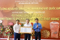 Deux anciens objets de Quang Ninh reconnus trésors nationaux