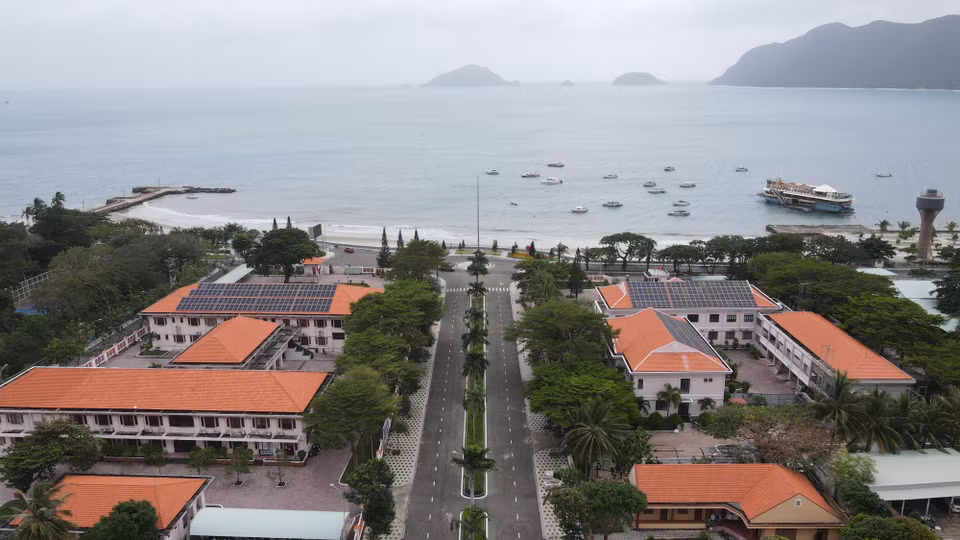 Centre administratif et touristique du district insulaire de Côn Dao. Photo: VNA