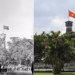 La tour du Drapeau de Hanoï, construite il y a plus de 200 ans, est un monument historique emblématique de la Cité impériale de Thang Long. Symbole de la capitale, elle témoigne de son histoire héroïque et de la résilience de générations de Hanoïens. Photo : Archives de la VNA