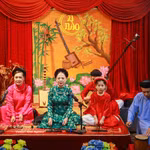 Un spectacles de chants traditionnels de Ca Tru. Photo : VNA