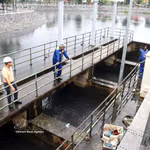 La société de drainage de Hai Phong gère le réseau de drainage du centre-ville. Photo : VNA