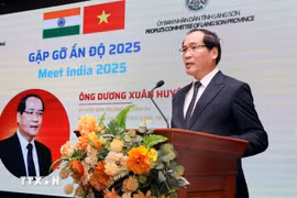 Le vice-président permanent du Comité populaire de la province de Lang Son, Duong Xuân Huyên. Photo: VNA