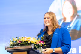 Kendra Rinas, cheffe de mission de l’OIM au Vietnam. Photo: VNA